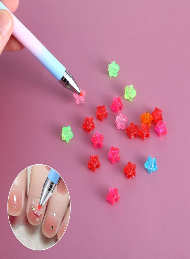 KFHENSOMR Rhinestone Picker Wax Pen Refillable Diamond Art Painting Pen Rhinestones Applicator with 6 Additional Wax Refills Diamond Picker Tools for Nail Design and Gem Art Painting - Image 3